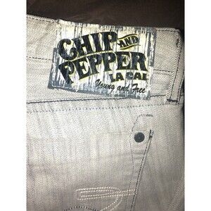 Chip & Pepper rare grey denim jeans size 30 EUC Women's Unisex